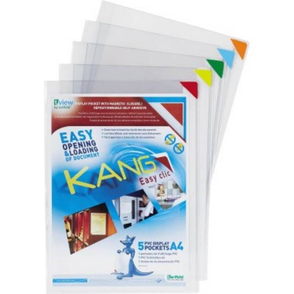Tarifold Sichthülle Kang Easy Clic 194779 A4 tr 5 St./Pack.
