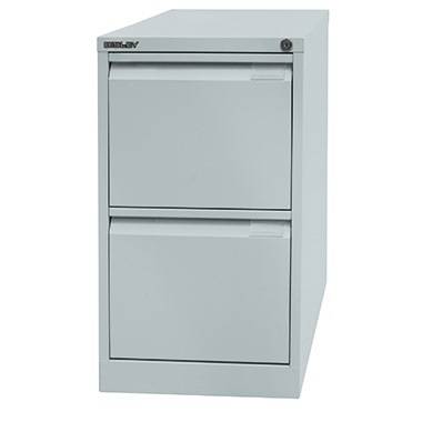 Bisley Hängeregistraturschrank 3623645 2Schubfächer lichtgrau-0