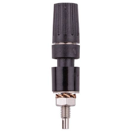 Staubli 4mm Polklemme Buchse vernickelt, 30 V ac, 60 V dc / 15A-0