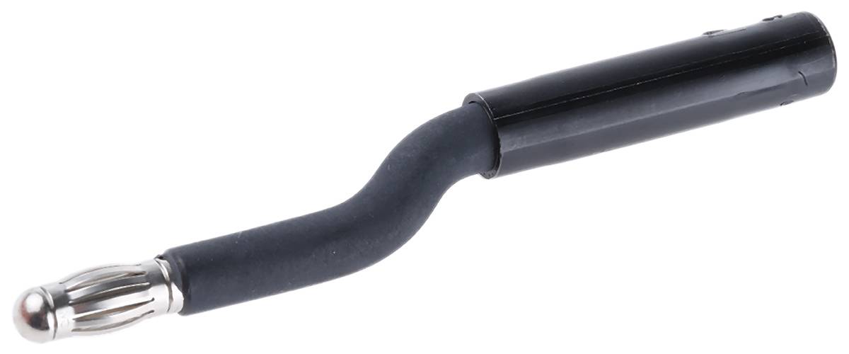 Staubli Prüfadapter Schwarz Messing vernickelt 25A 30 V, 60V dc