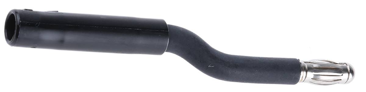 Staubli Prüfadapter Schwarz Messing vernickelt 25A 30 V, 60V dc-1