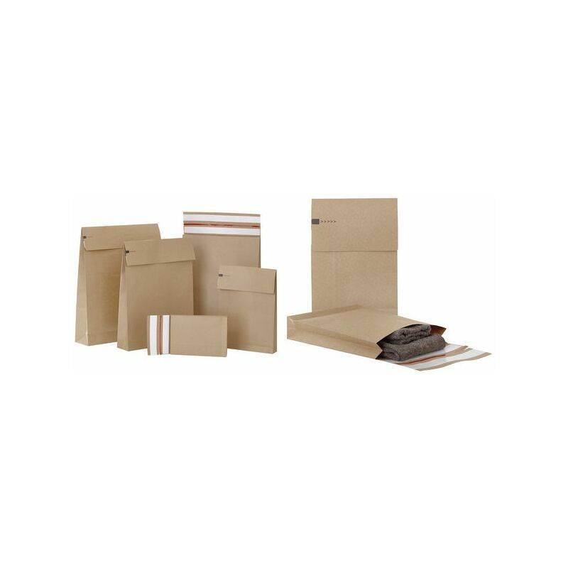 BONG - Faltenversandtaschen e-Green ca. DIN C5 ohne Fenster braun mit 4.0 cm Falte 250 St.-0