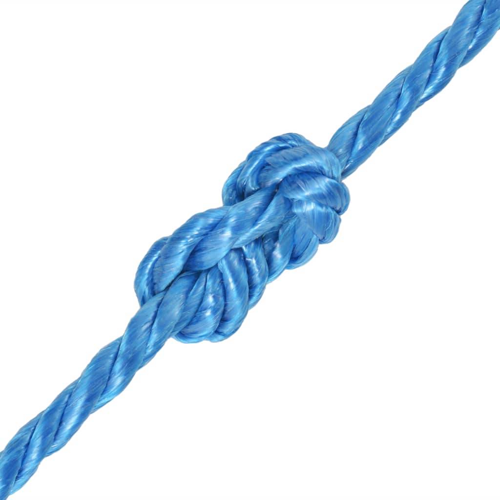 vidaXL Polypropylenseil 8 mm 500 m Blau-1