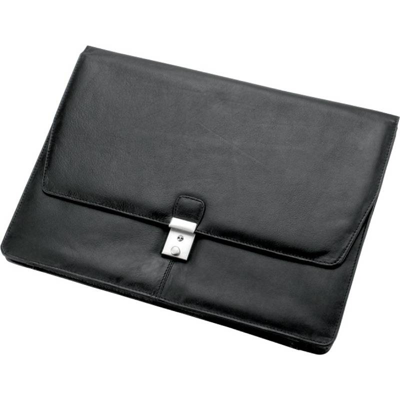 Collegemappe Tissano 25,5x34,2x4cm Leder schwarz-0