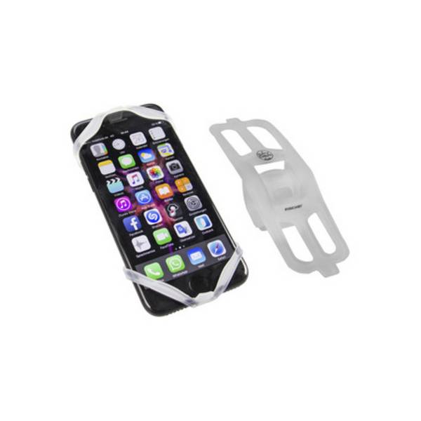 FISCHER Fahrrad-Smartphonehalter Silikon, weiß