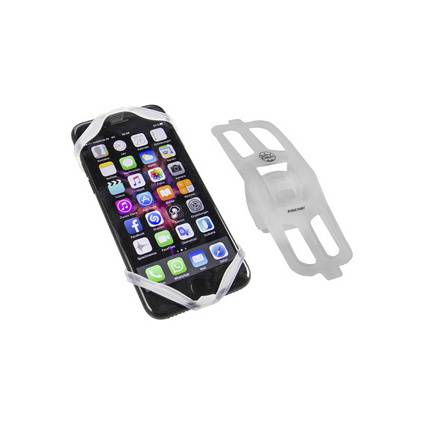 FISCHER Fahrrad-Smartphonehalter Silikon, weiß-0