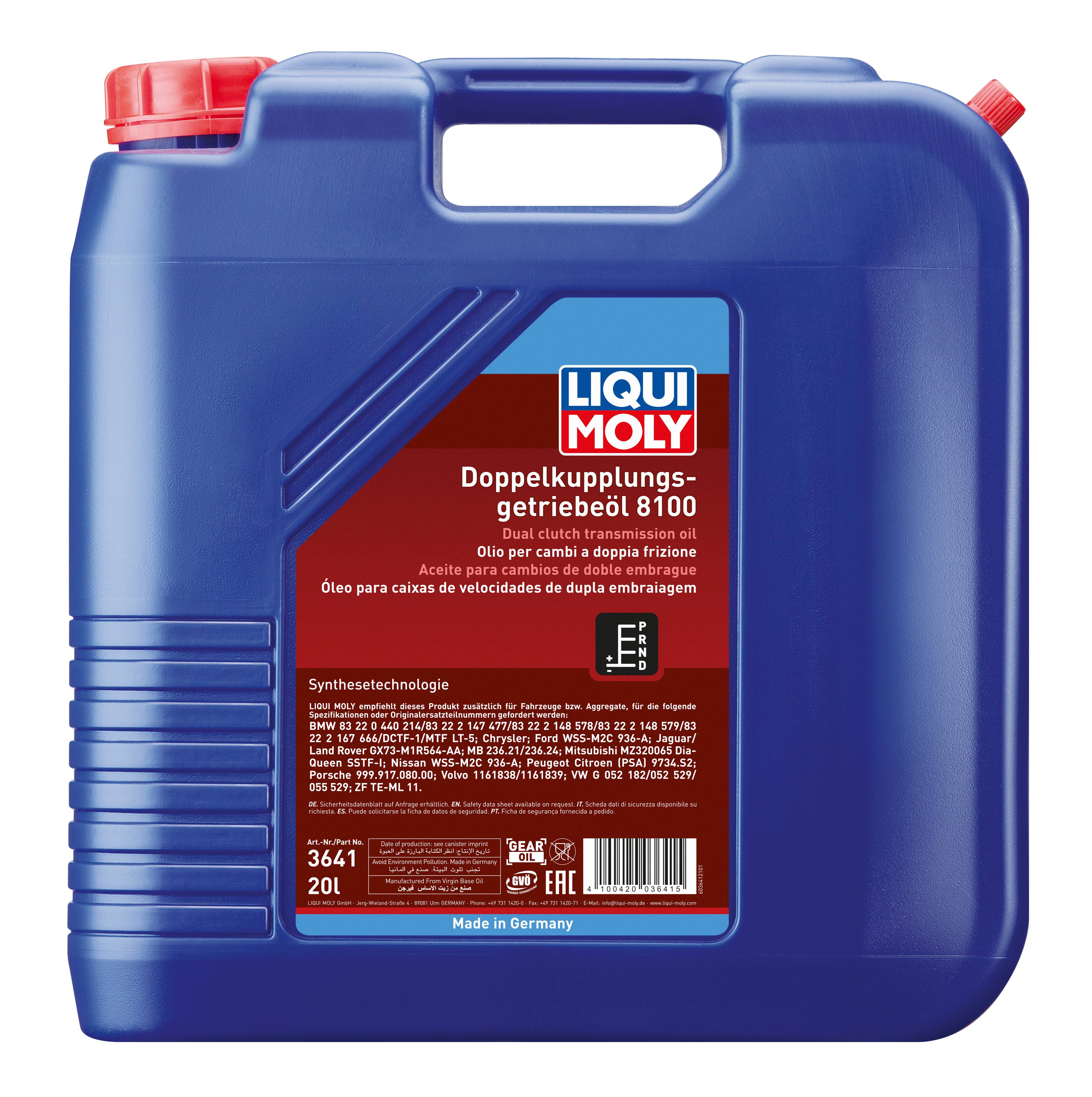 Doppelkupplungsgetriebeöl 8100, 1 Stück je 20 l-0