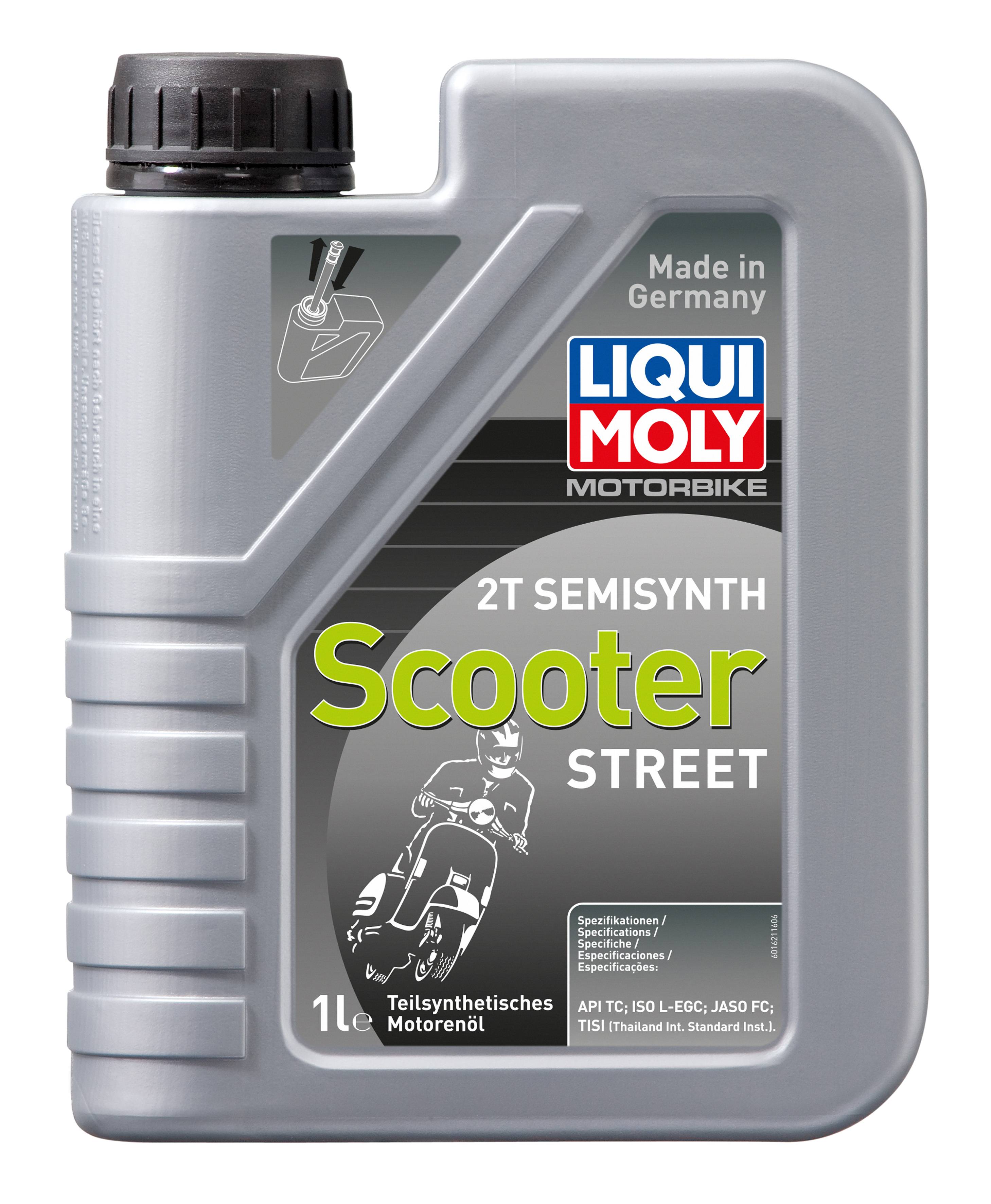 LIQUI MOLY Motorbike 2T Semisynth Scooter 1l Verpackungseinheit = 6 Stück-0