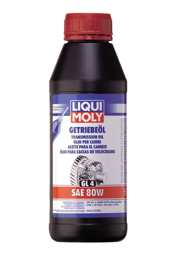 Getriebeöl (GL4) SAE 80W, 6 Stück je 500 ml
