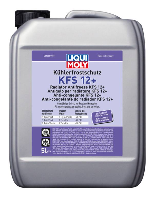 Kühlerfrostschutz KFS 12+, 4 Stück je 5 l