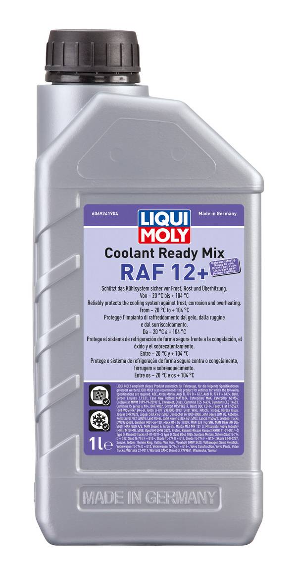 Coolant Ready Mix RAF12+, 12 Stück je 1 l