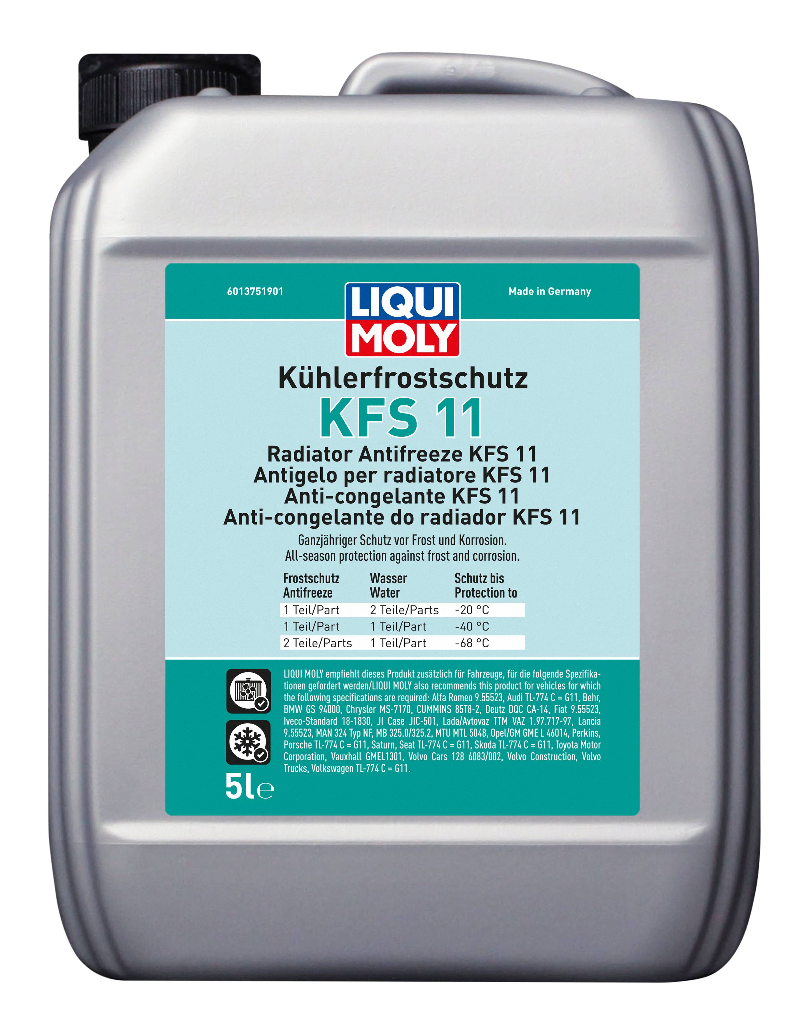 Kühlerfrostschutz KFS 11, 4 Stück je 5 l-0