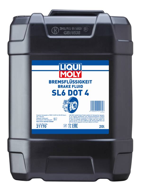 Bremsflüssigkeit SL6 DOT 4, 1 Stück je 20 l