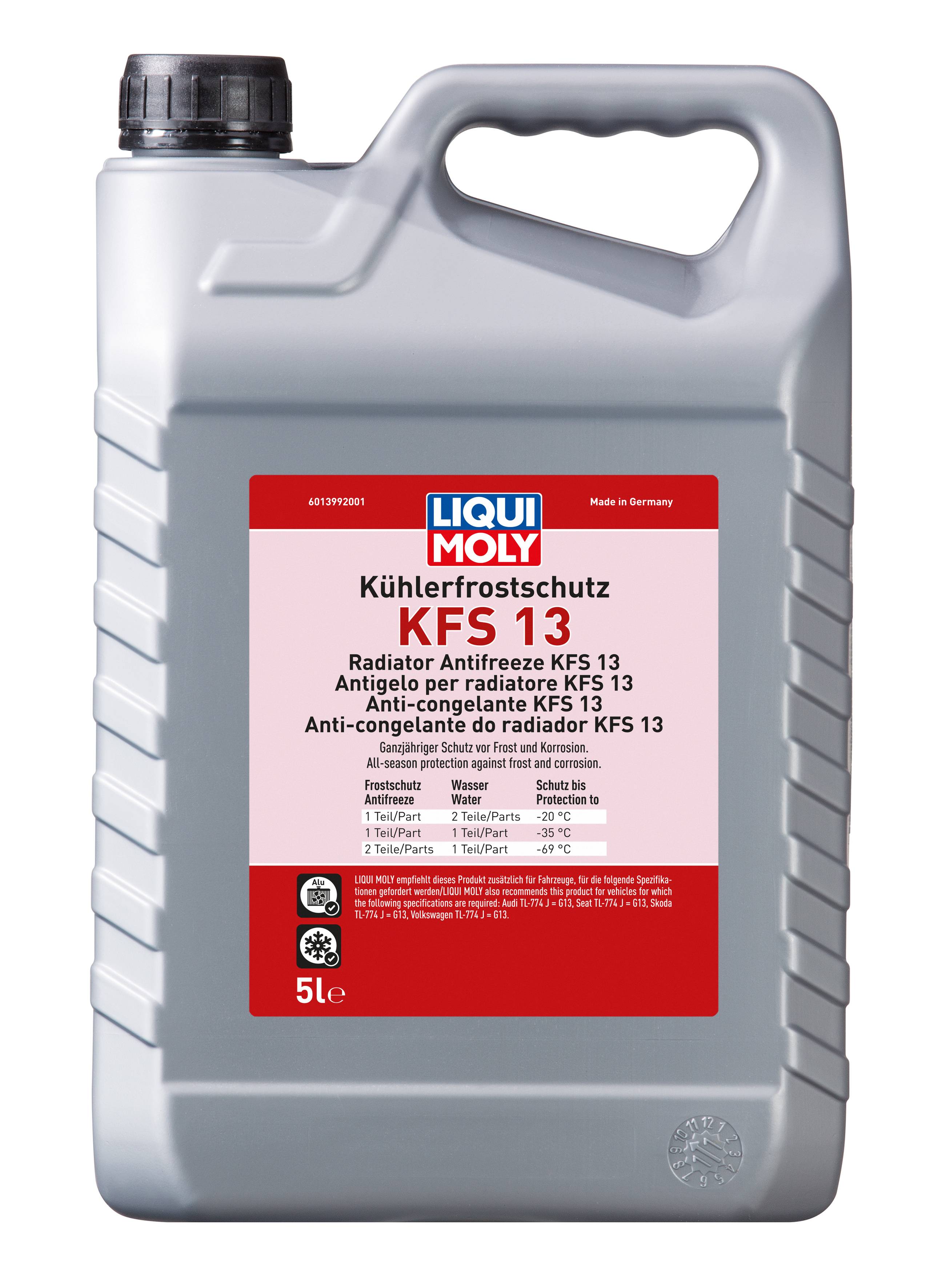 Kühlerfrostschutz KFS 13, 4 Stück je 5 l-0