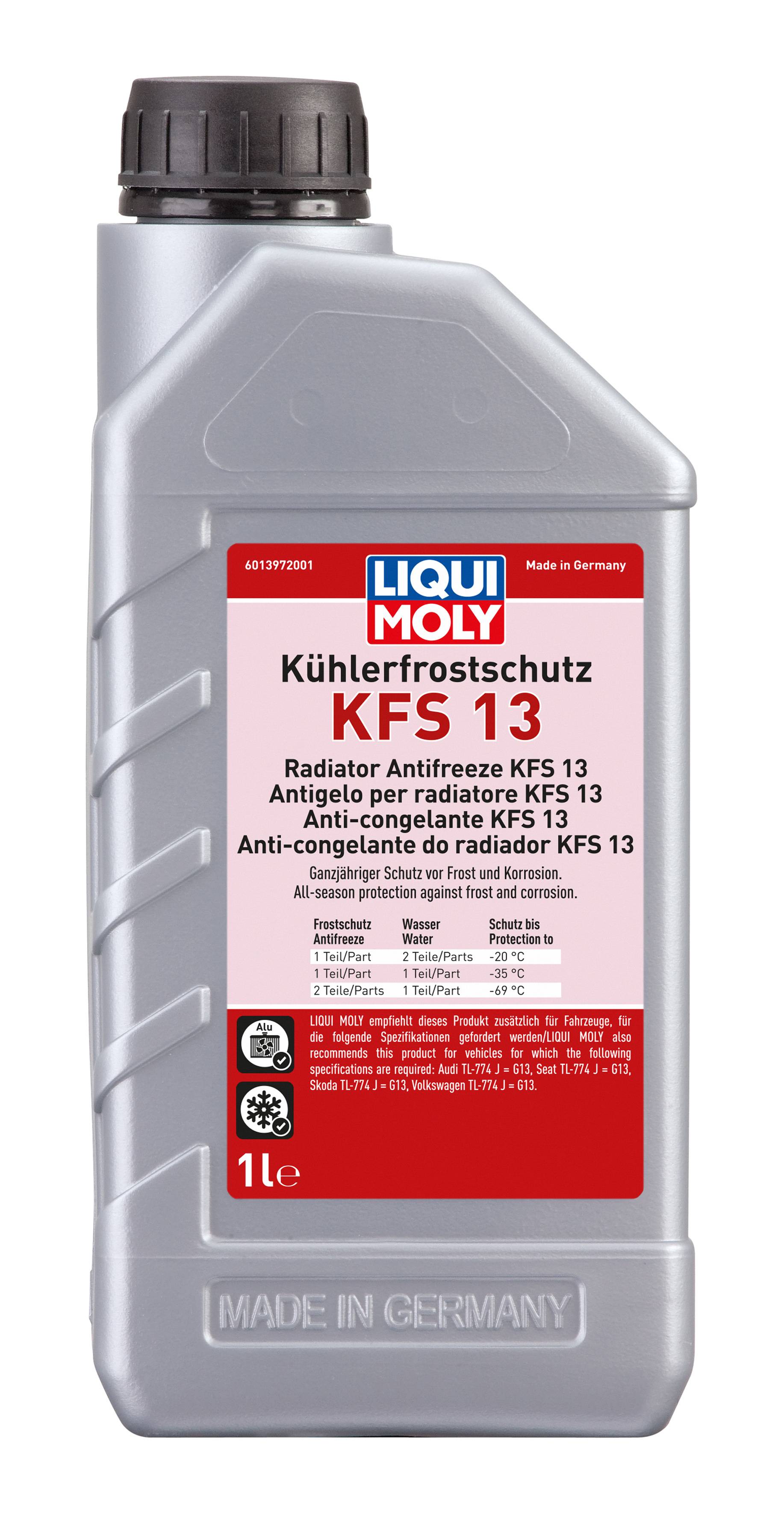 Kühlerfrostschutz KFS 13, 6 Stück je 1 l-0