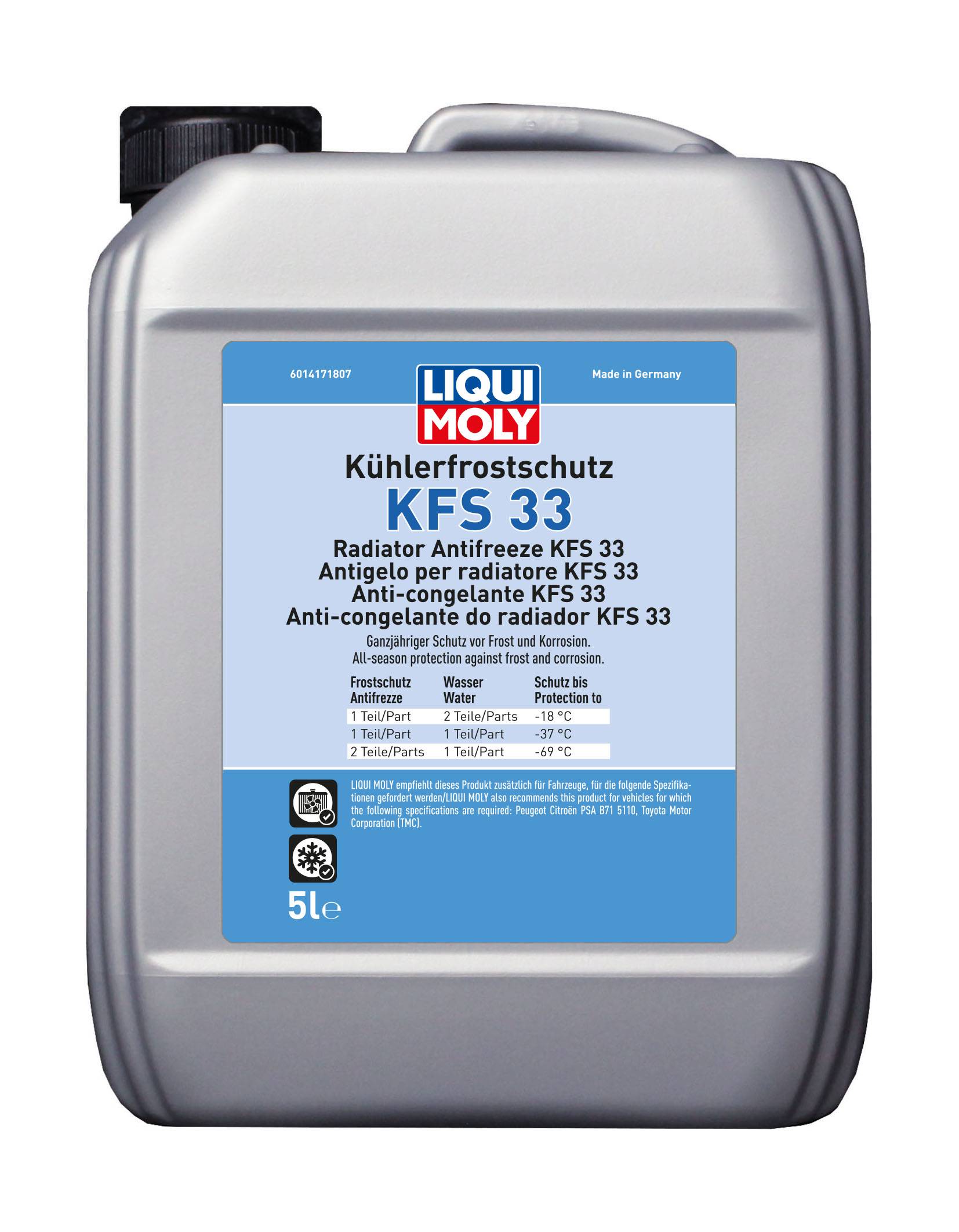LIQUI MOLY Kühlerfrostschutz KFS 33 5l 21131 Verpackungseinheit = 4 Stück-0