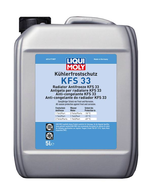 LIQUI MOLY Kühlerfrostschutz KFS 33  5l   21131   Verpackungseinheit = 4 Stück