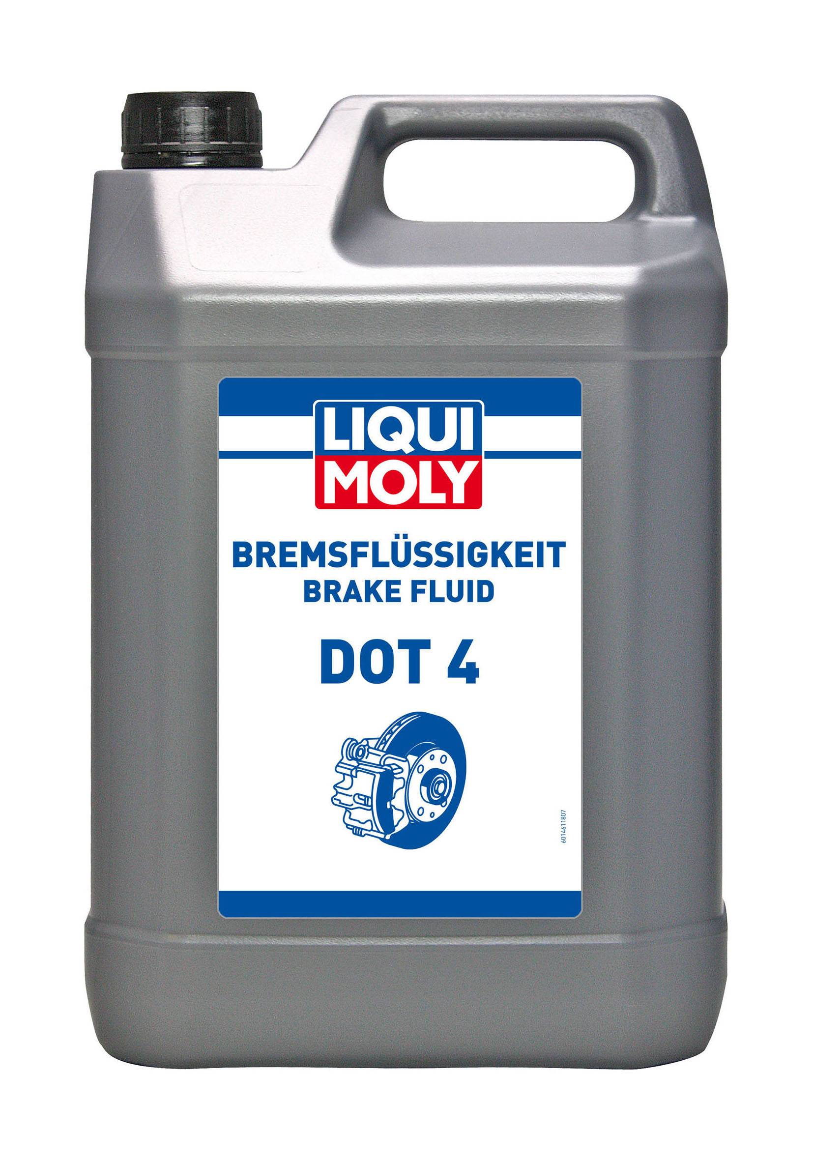 LIQUI MOLY Bremsflüssigkeit DOT 4 5l 21158 Verpackungseinheit = 4 Stück
