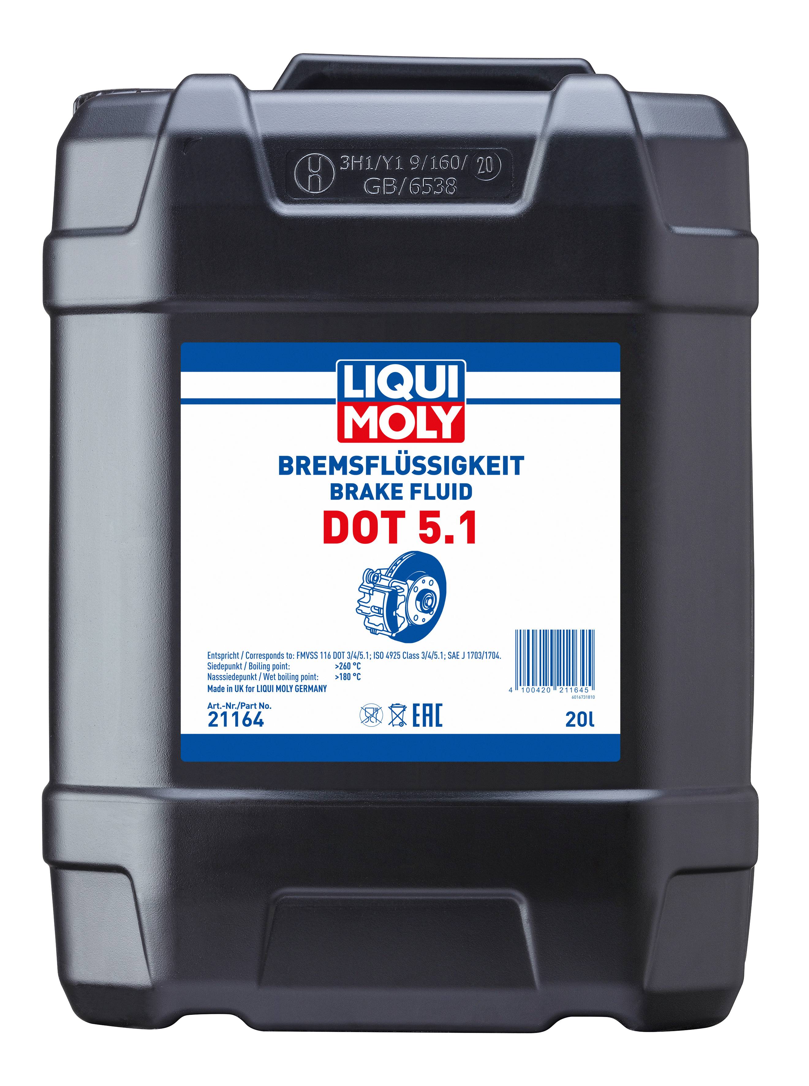 Bremsflüssigkeit DOT 5.1, 1 Stück je 20 l