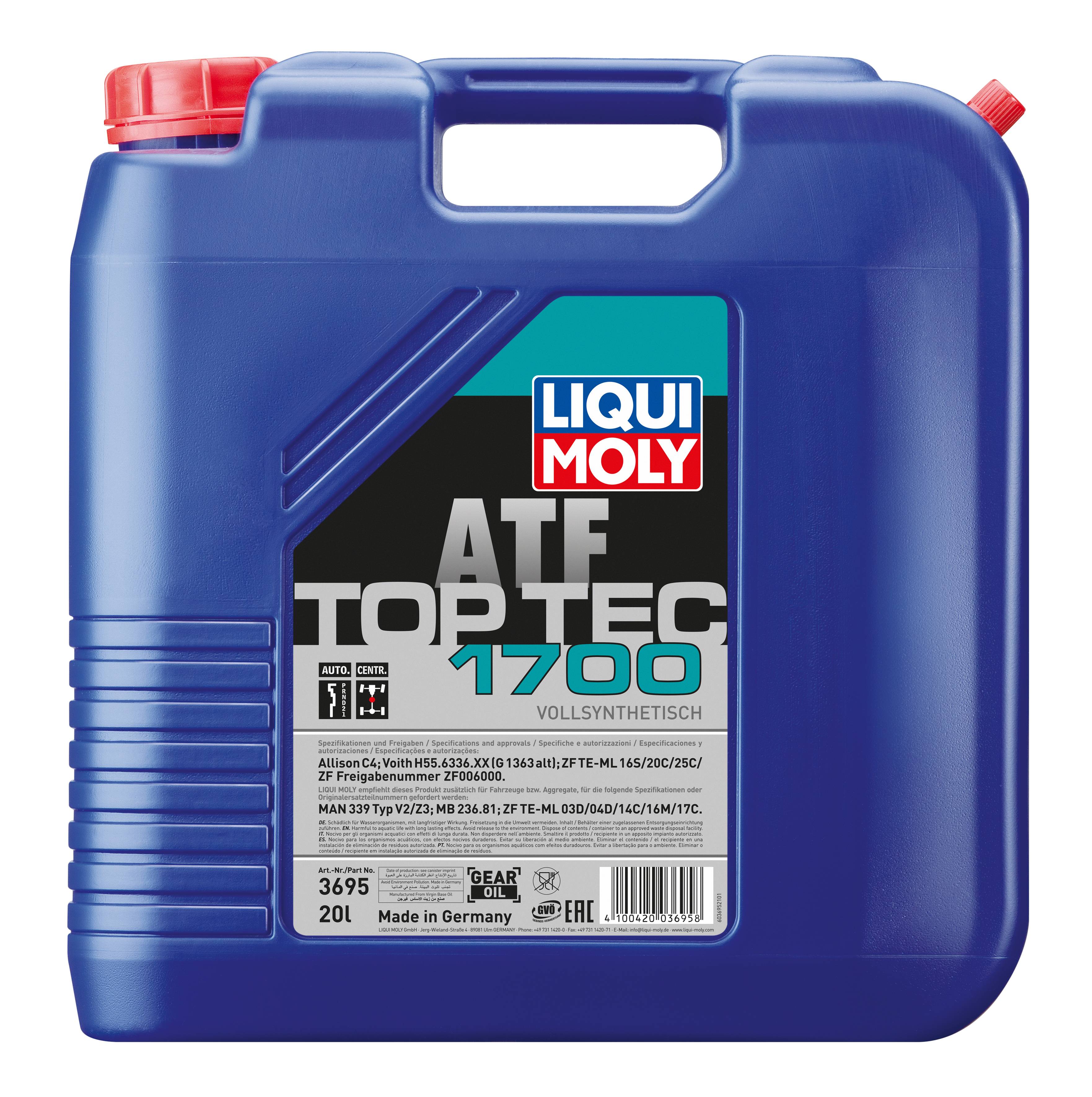 Top Tec ATF 1700 Liqui Moly, 1 Stück je 20 l