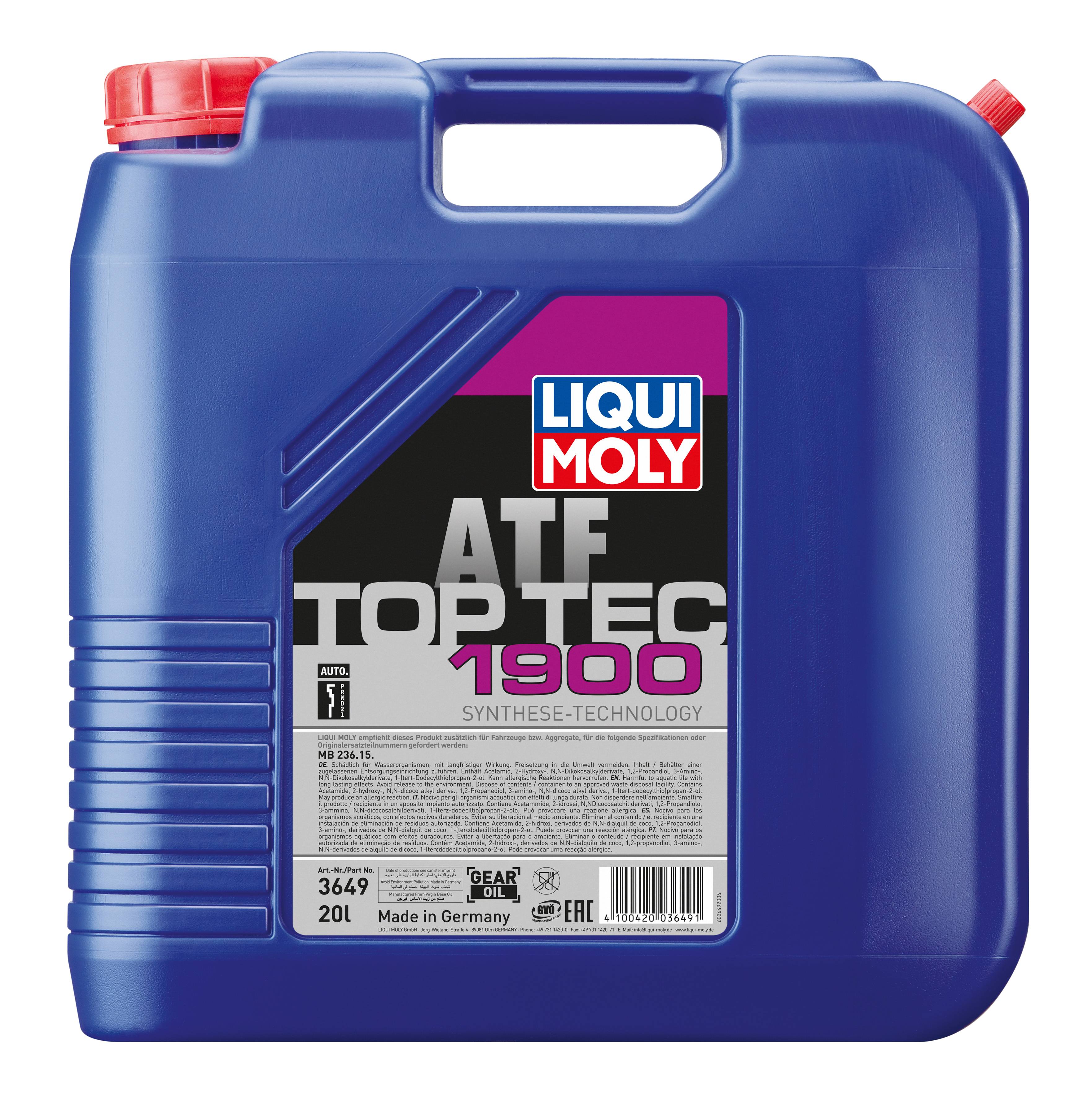 LIQUI MOLY Top Tec ATF 1900 20l 3649