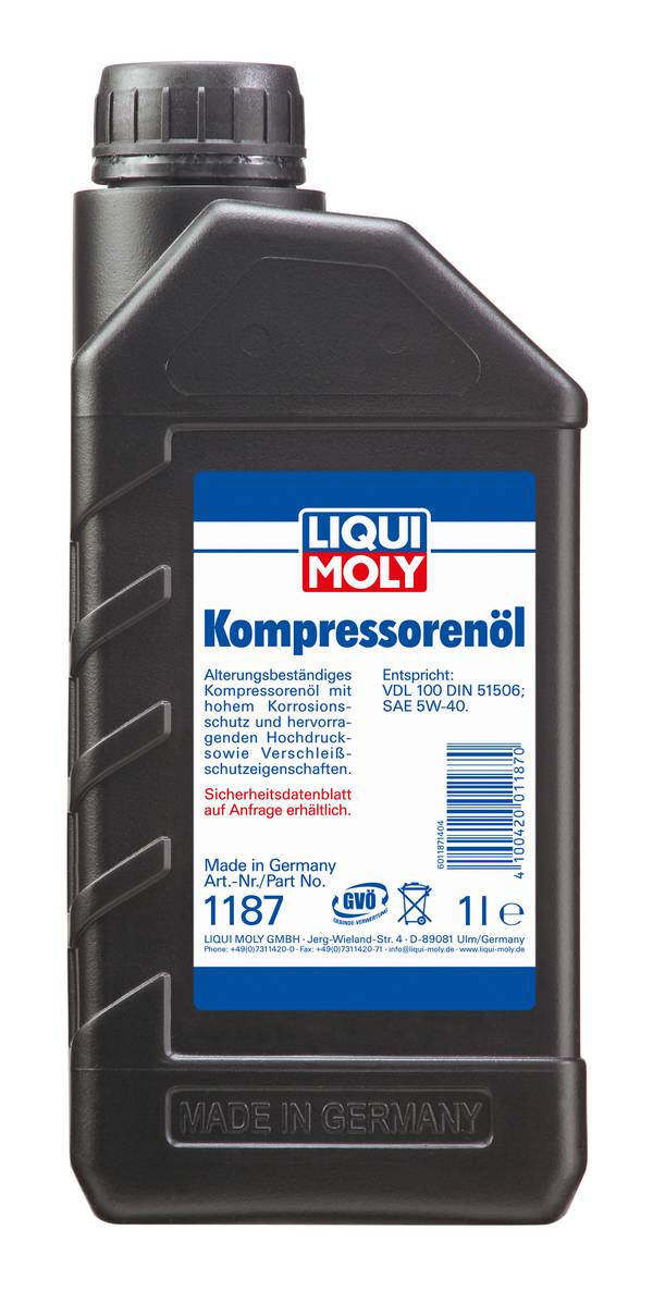 Kompressorenöl Liqui Moly, 6 Stück je 1 l