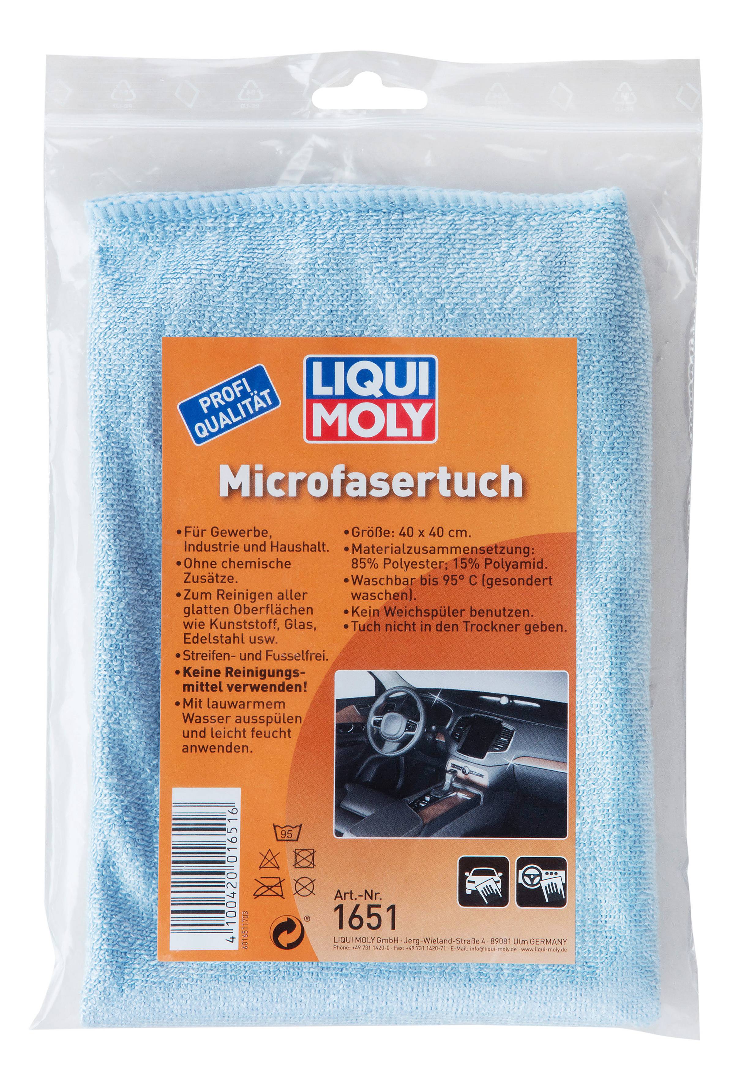 LIQUI MOLY Microfasertuch 1Stk 1651 Verpackungseinheit = 10 Stück-0
