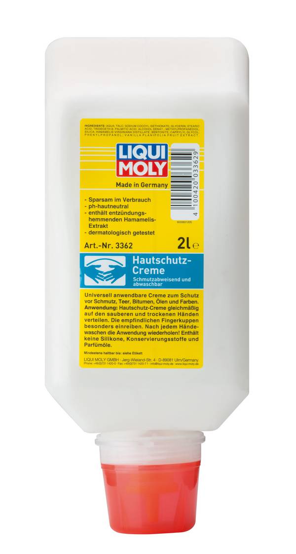 Hautschutz-Creme Liqui Moly, 6 Stück je 2 l