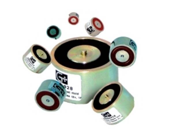 Geeplus Elektromagnet / Elektrohaftmagnet EM0040-24, Ø40 x 27mm, 400N, 24V, 4,3W