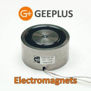 Geeplus Elektromagnet / Elektrohaftmagnet EM0040-24, Ø40 x 27mm, 400N, 24V, 4,3W-1