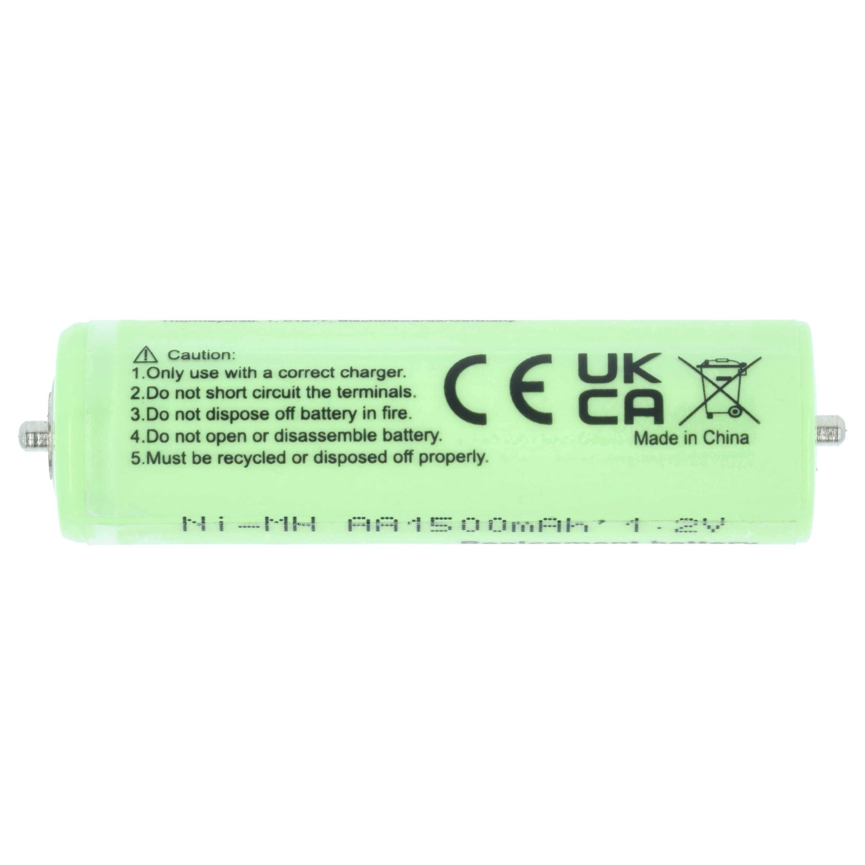 vhbw Akku Ersatz für Panasonic WER2061L2508 | WER213L2504 für Rasierer Haarschneider (1200mAh, 1,2V, NiMH)-2