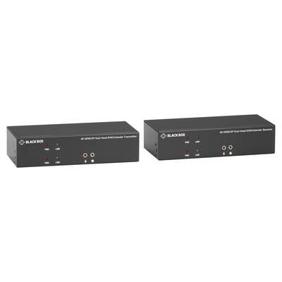 BLACK BOX KVX KVM-Extender über Glasfaser  4K, Dual-Head, HDMI/Displayport