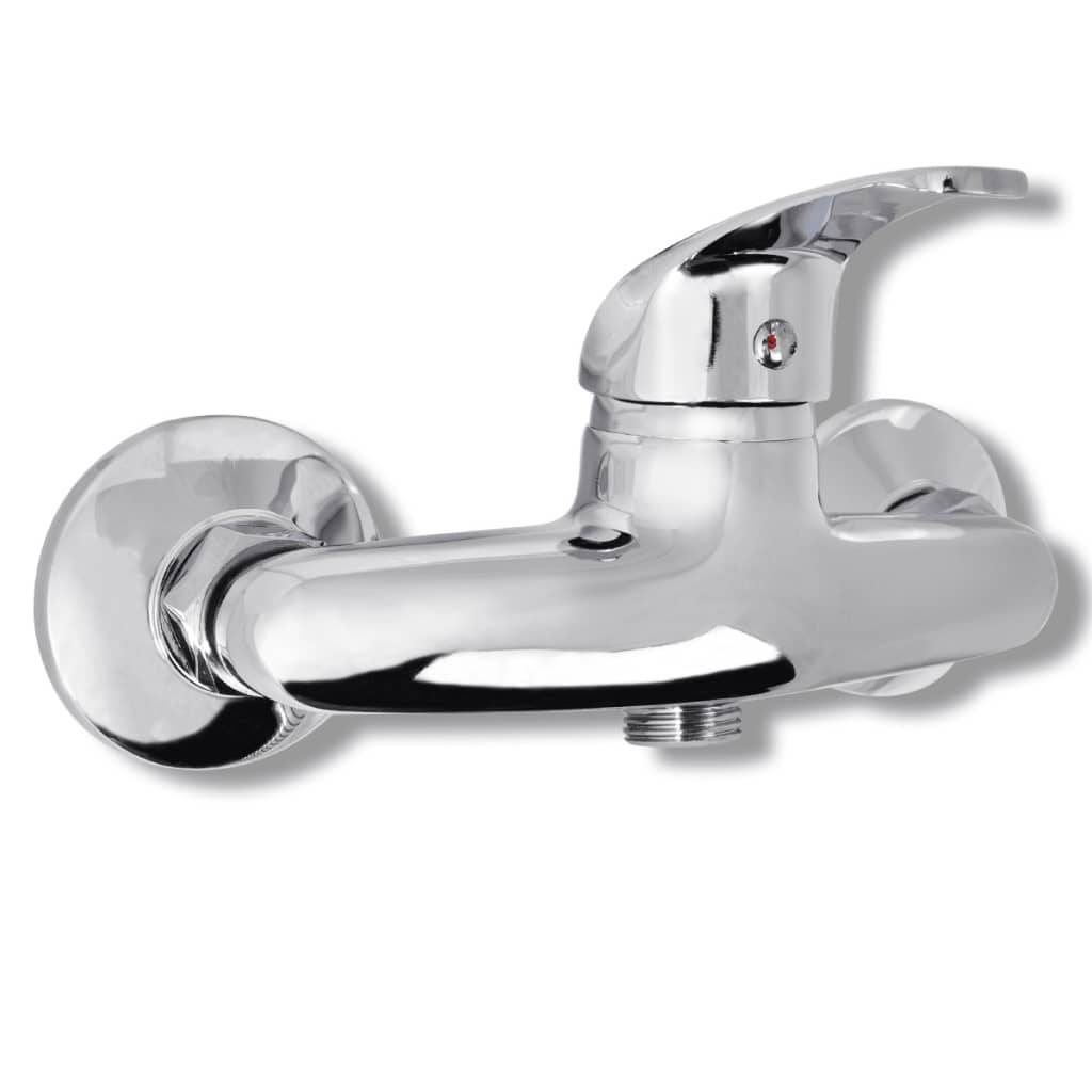 vidaXL Bad Dusche Mischbatterie Set Chrom-1