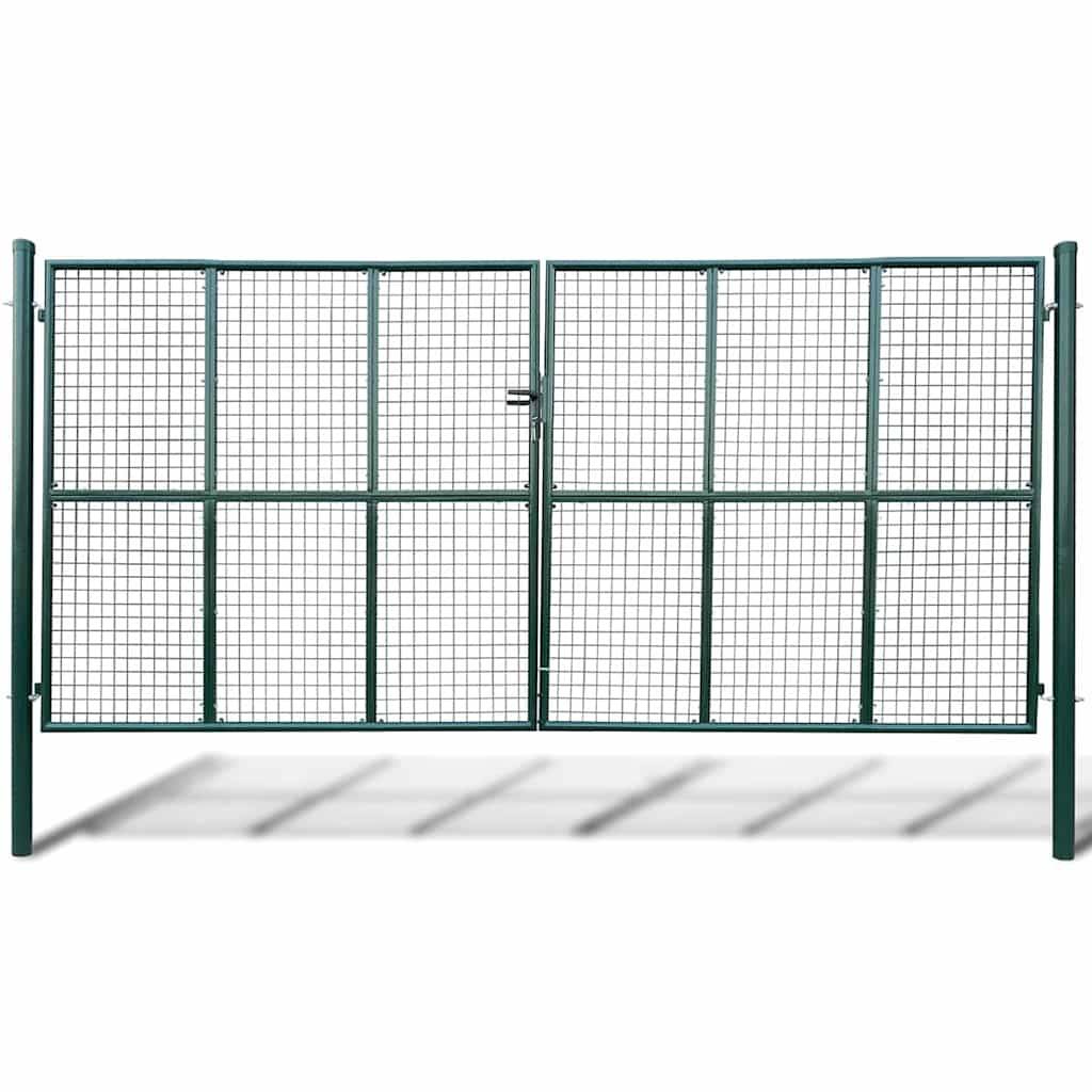 vidaXL Maschen-Gartentor 400x200 cm-0