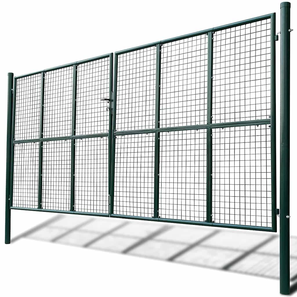 vidaXL Maschen-Gartentor 400x200 cm-1