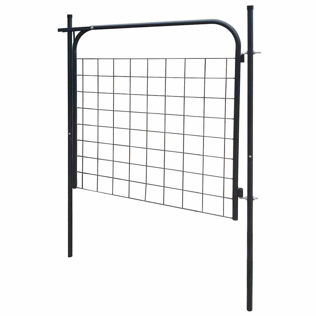 vidaXL Gartentor 100x100 cm Anthrazit-1