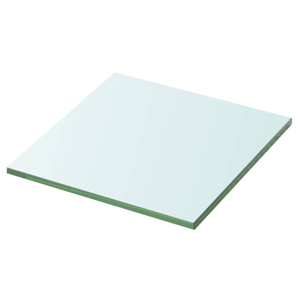 vidaXL Regalboden Glas Transparent 20x20 cm-0