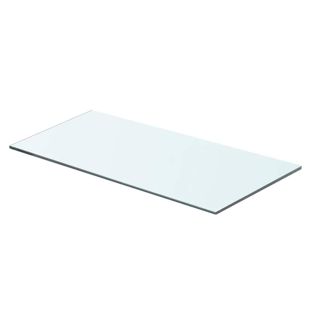vidaXL Regalboden Glas Transparent 60x25 cm-0