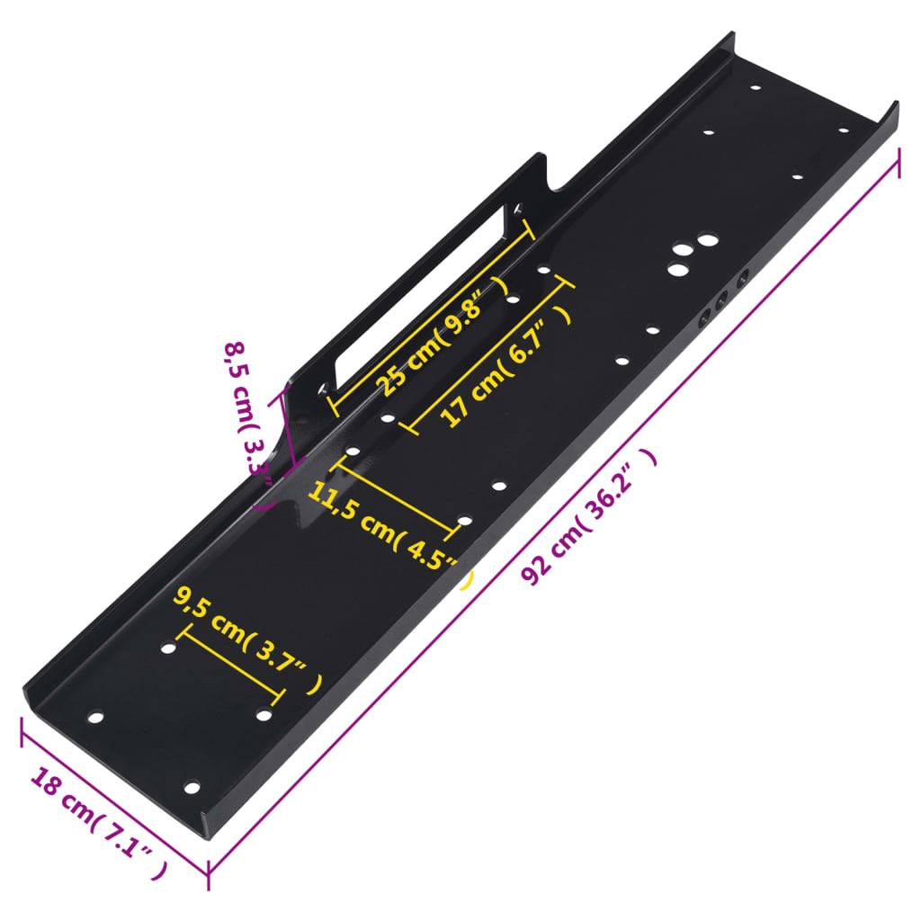 Montageplatte 12000 lbs Universal-4