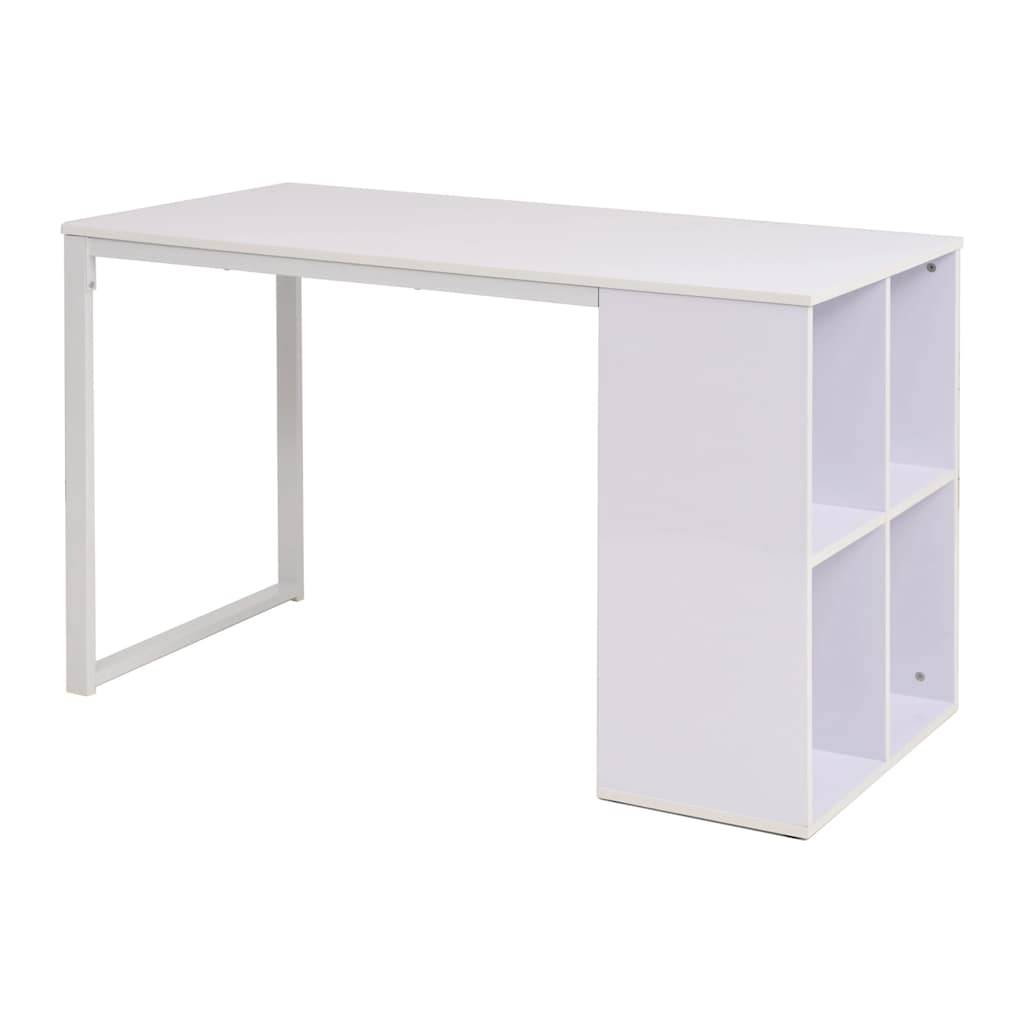 vidaXL Schreibtisch 120×60×75 cm Weiß-0