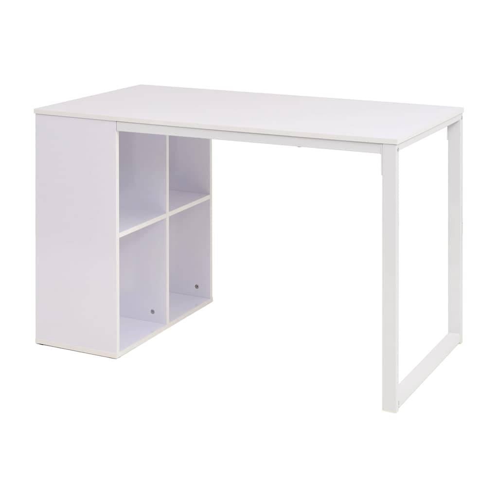 vidaXL Schreibtisch 120×60×75 cm Weiß-2