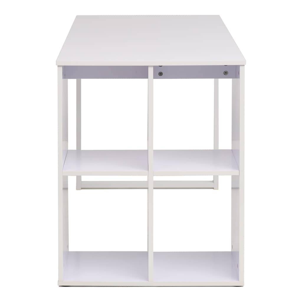 vidaXL Schreibtisch 120×60×75 cm Weiß-3