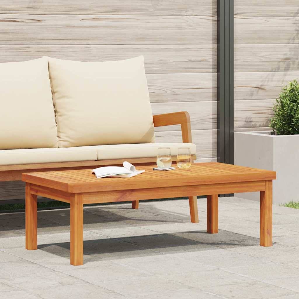 vidaXL Couchtisch 100x50x33 cm Massivholz Akazie-0