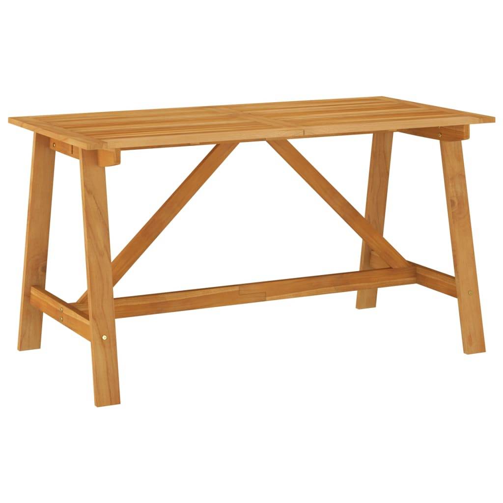 Garten-Esstisch 140x70x73,5 cm Akazie Massivholz-0