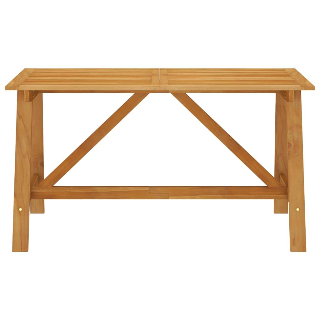 Garten-Esstisch 140x70x73,5 cm Akazie Massivholz-1