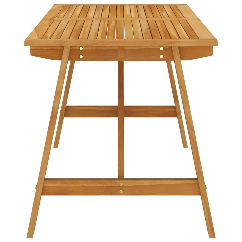 Garten-Esstisch 140x70x73,5 cm Akazie Massivholz-2