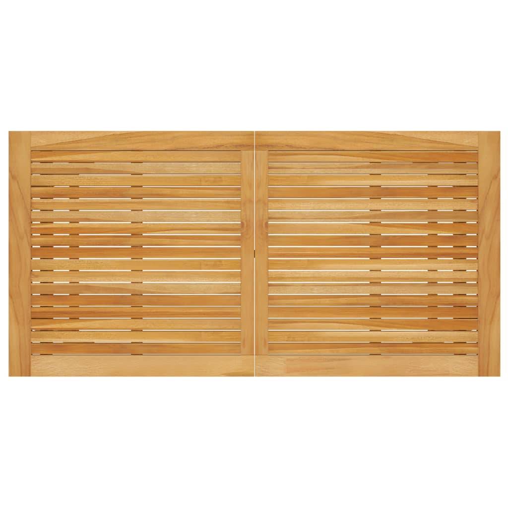 Garten-Esstisch 140x70x73,5 cm Akazie Massivholz-3