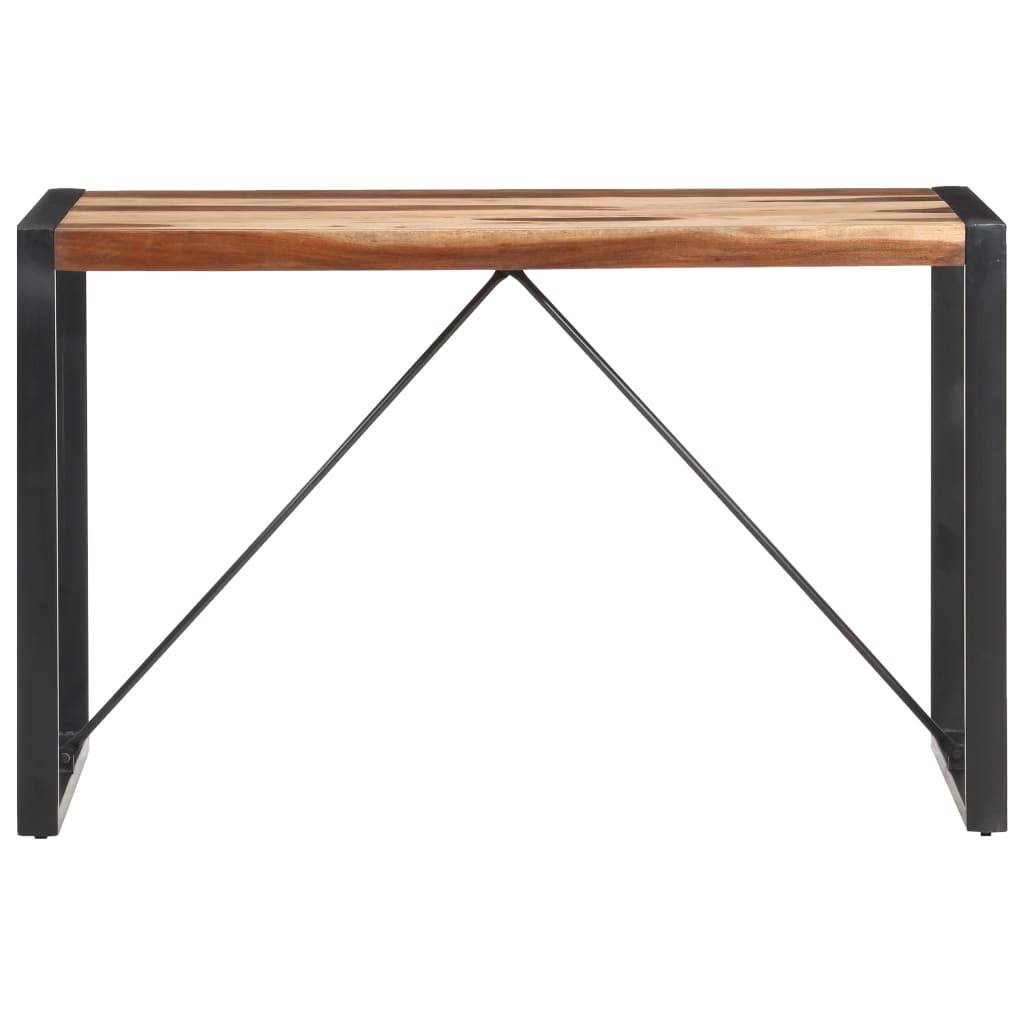 Esstisch 120x60x75 cm Massivholz mit Palisander-Finish-1