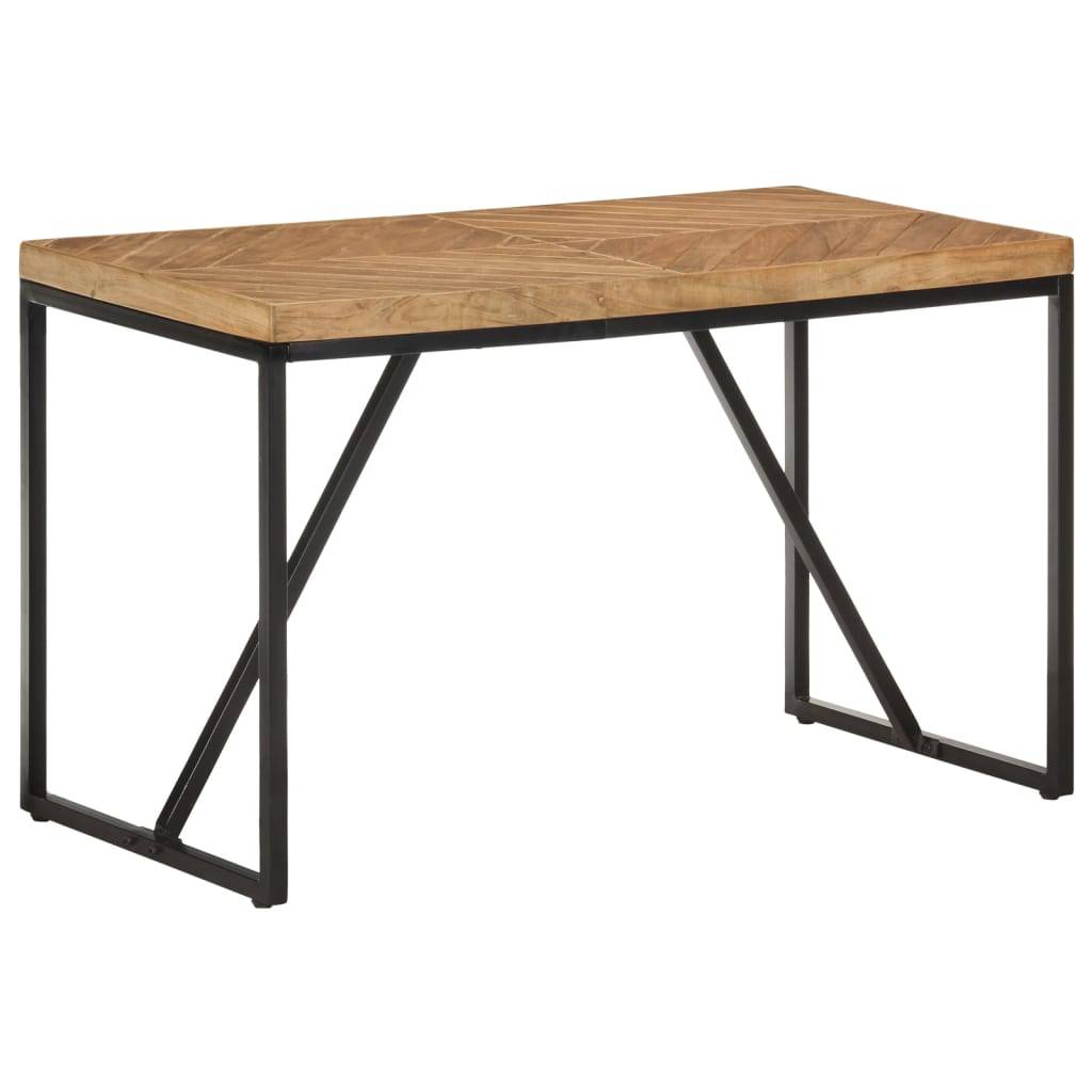 vidaXL Esstisch 120x60x76 cm Massivholz Akazie und Mango-0
