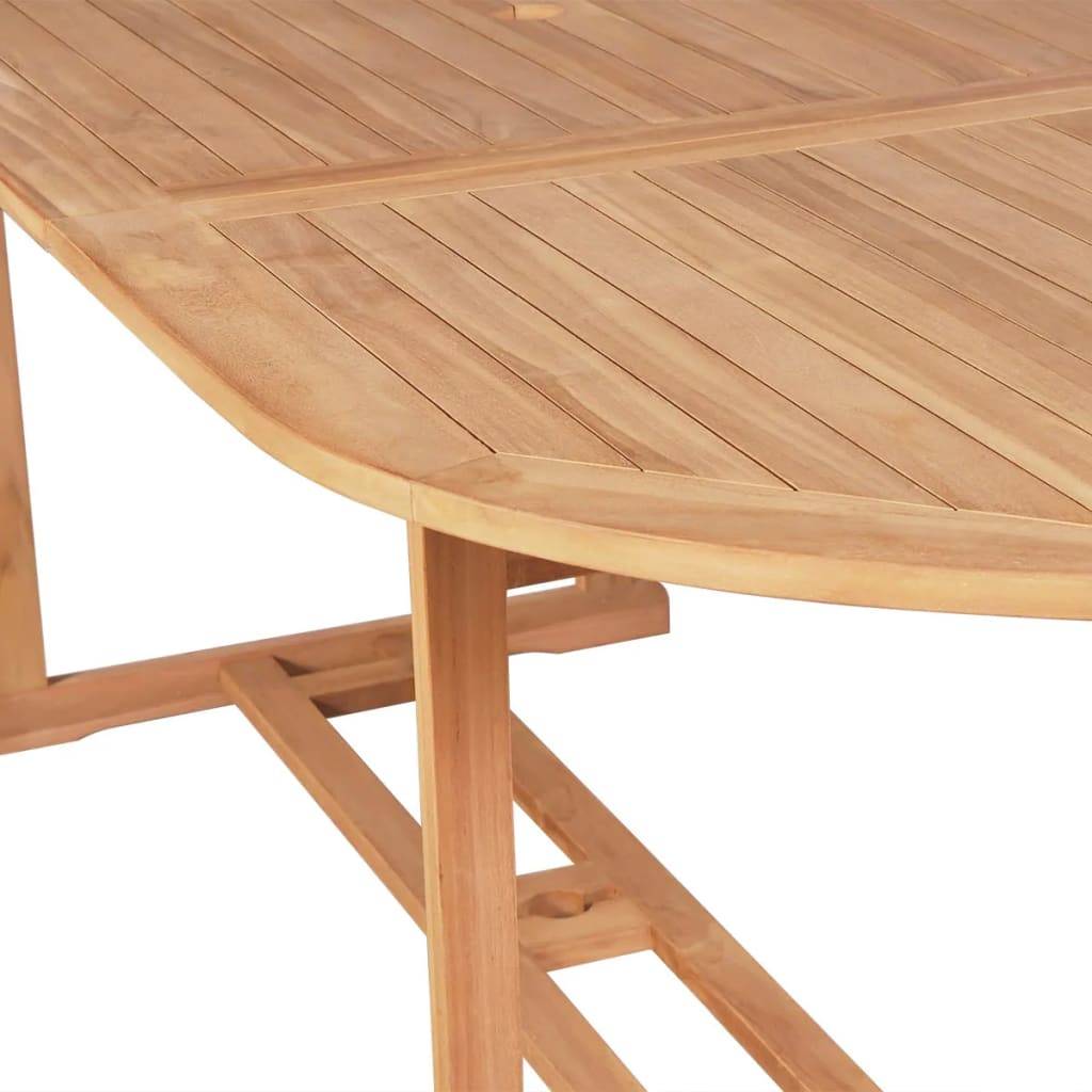vidaXL Gartentish 180x90x75 cm Teak Massivholz-3